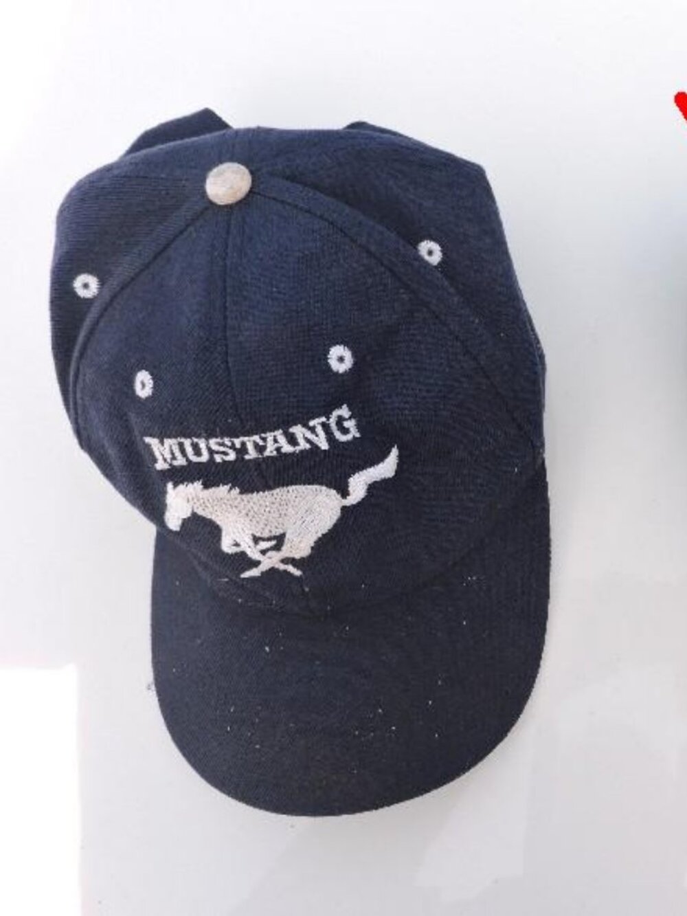 ONE vintage Ford Mustang ballcap hat blue baseball cap men's